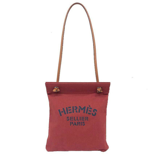 Chevron leather shoulder bag by Hermes