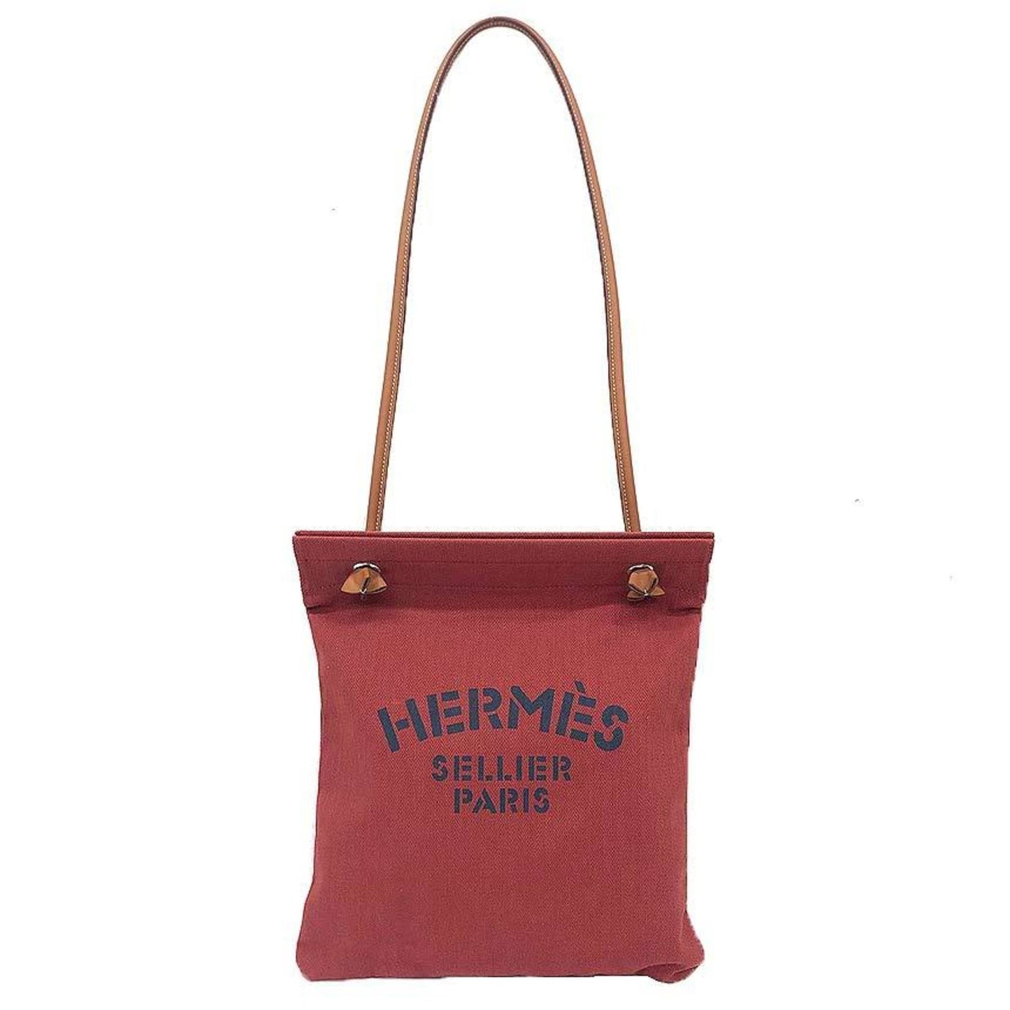 Chevron leather shoulder bag by Hermes