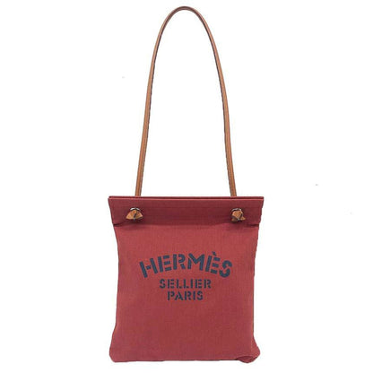 Chevron leather shoulder bag by Hermes