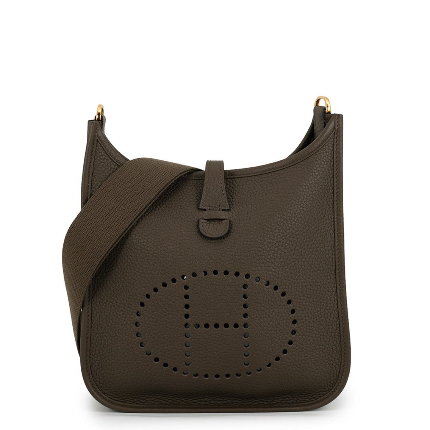 HERMES Shoulder Bag Taurillon Clemence Leather