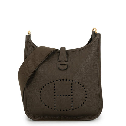HERMES Shoulder Bag Taurillon Clemence Leather