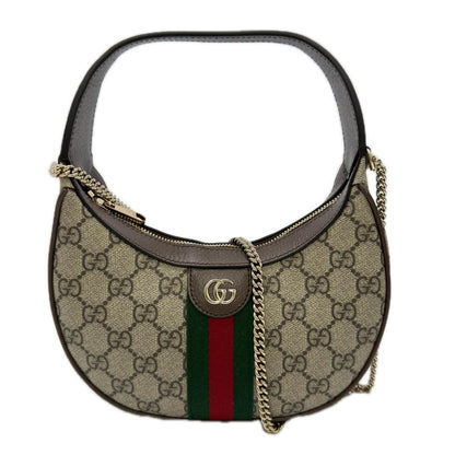 GUCCI Handbag Shoulder Bag Coated Canvas Leather
