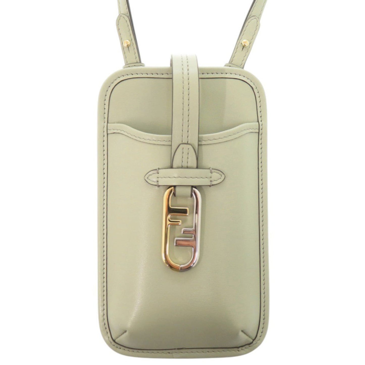 Leather shoulder bag pouch from Fendi