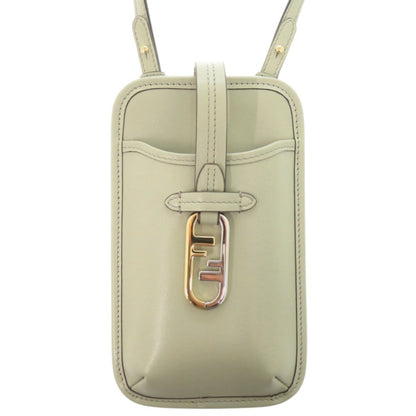 Leather shoulder bag pouch from Fendi