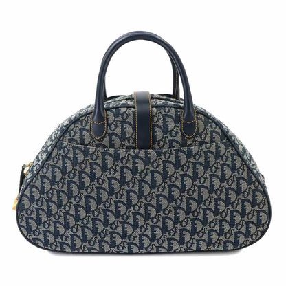CHRISTIAN DIOR Handbag Saddle Bag Canvas Leather