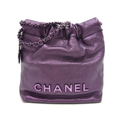 CHANEL Shoulder Bag Leather