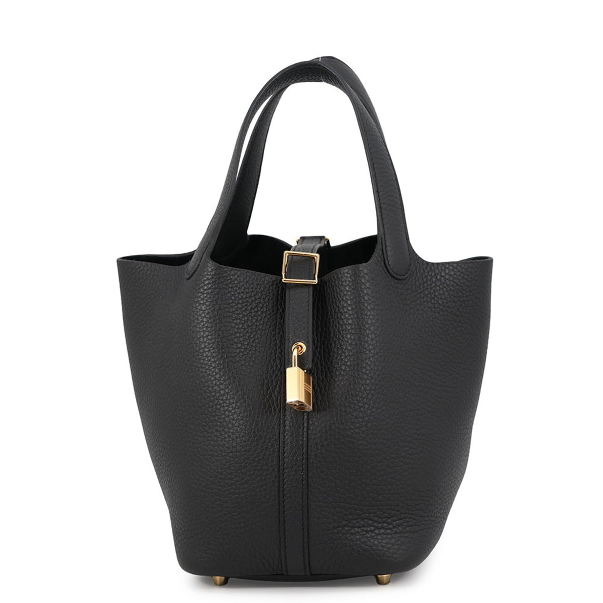 HERMES Handbag Taurillon Clemence Leather