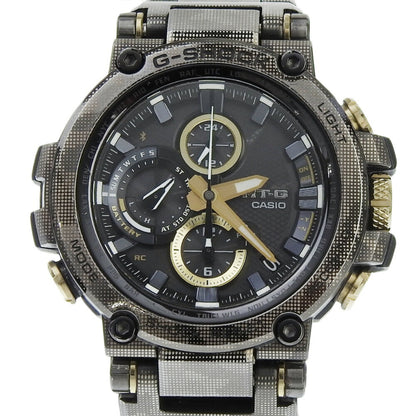 Casio G-Shock Mtg B1000 Dcm 1Ajf Black Dial Watch Metal Ss Radio Solar 48Mm Men'S