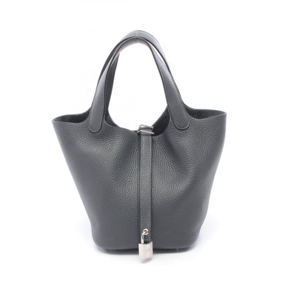 HERMES Handbag Taurillon Clemence Leather