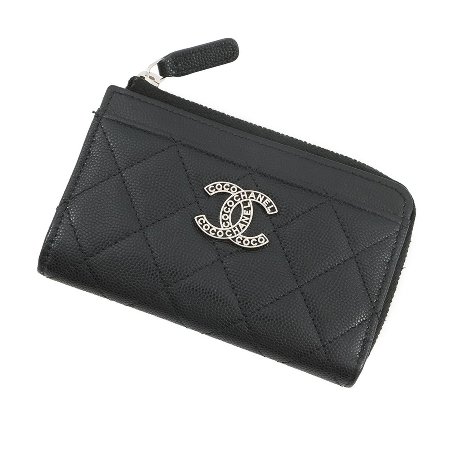 Calfskin Grained Business Case Card Chanel