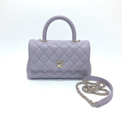 CHANEL Handbag Shoulder Bag Grained Calfskin