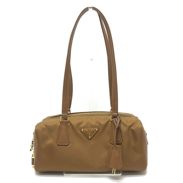 Nylon Leather Prada Bag Shoulder