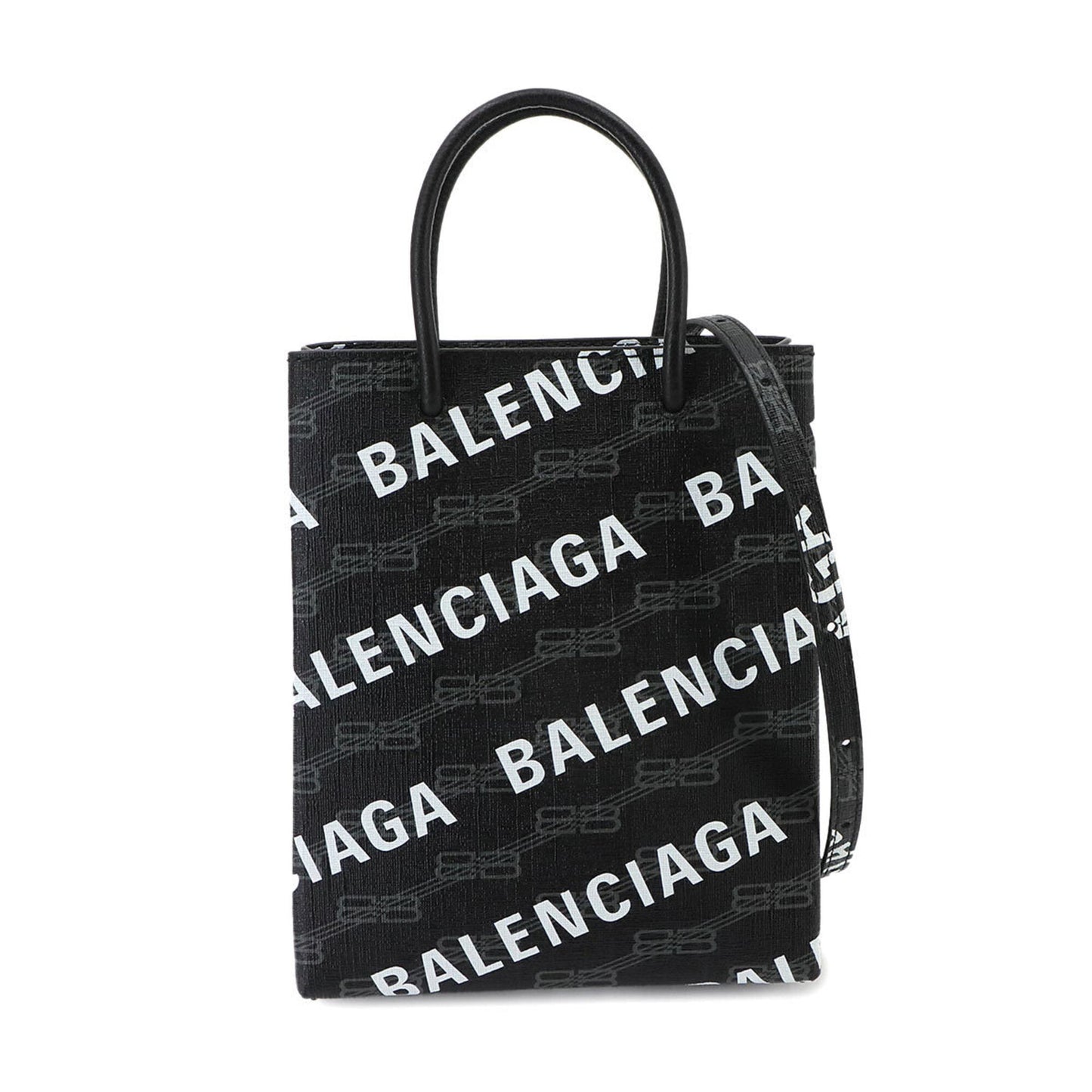 BALENCIAGA Handbag Shoulder Bag Pvc Leather