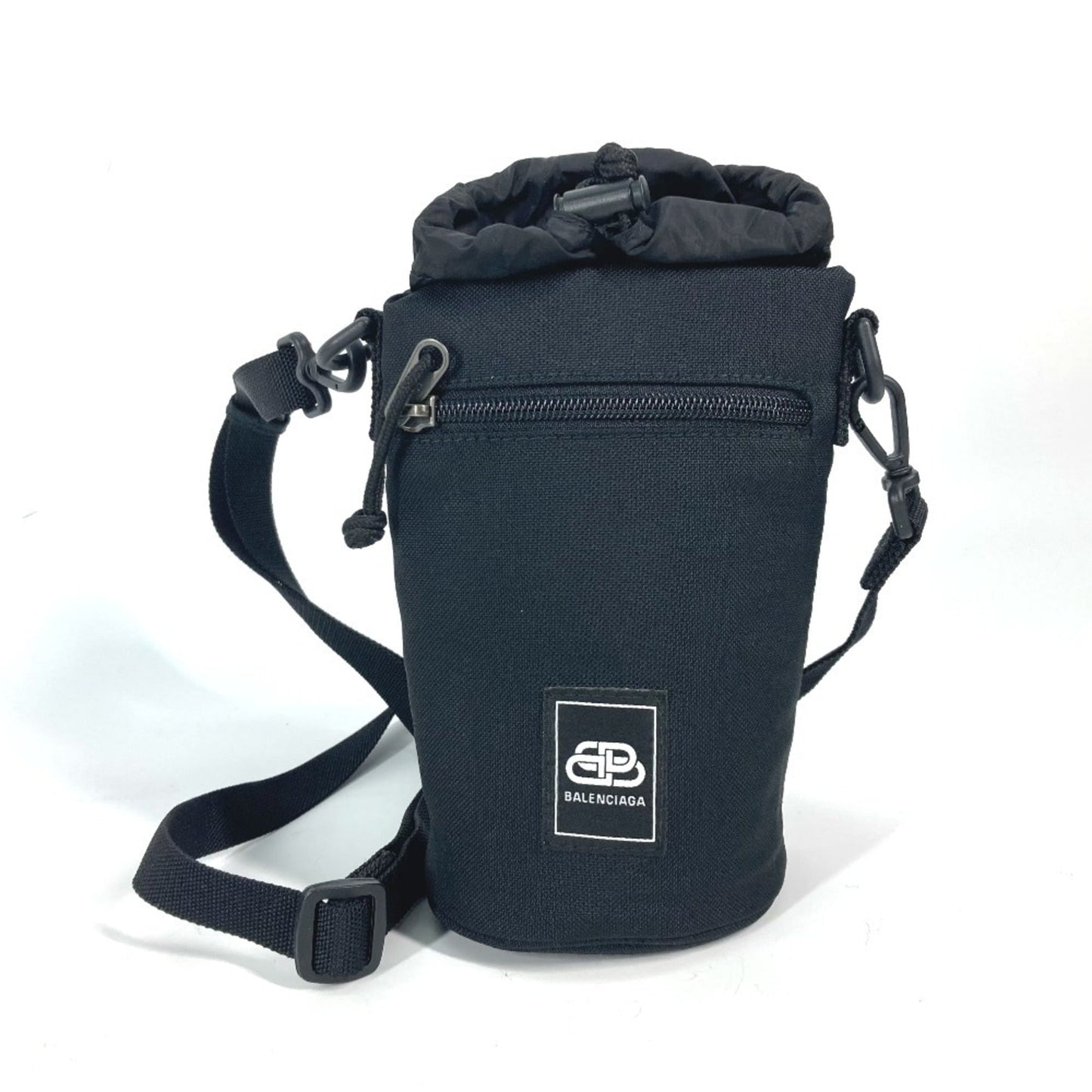 Balenciaga Pochette Shoulder Bag Nylon Leather