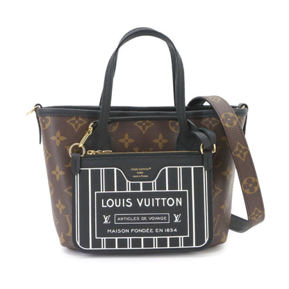 LOUIS VUITTON Handbag Pouch Monogram Canvas Leather