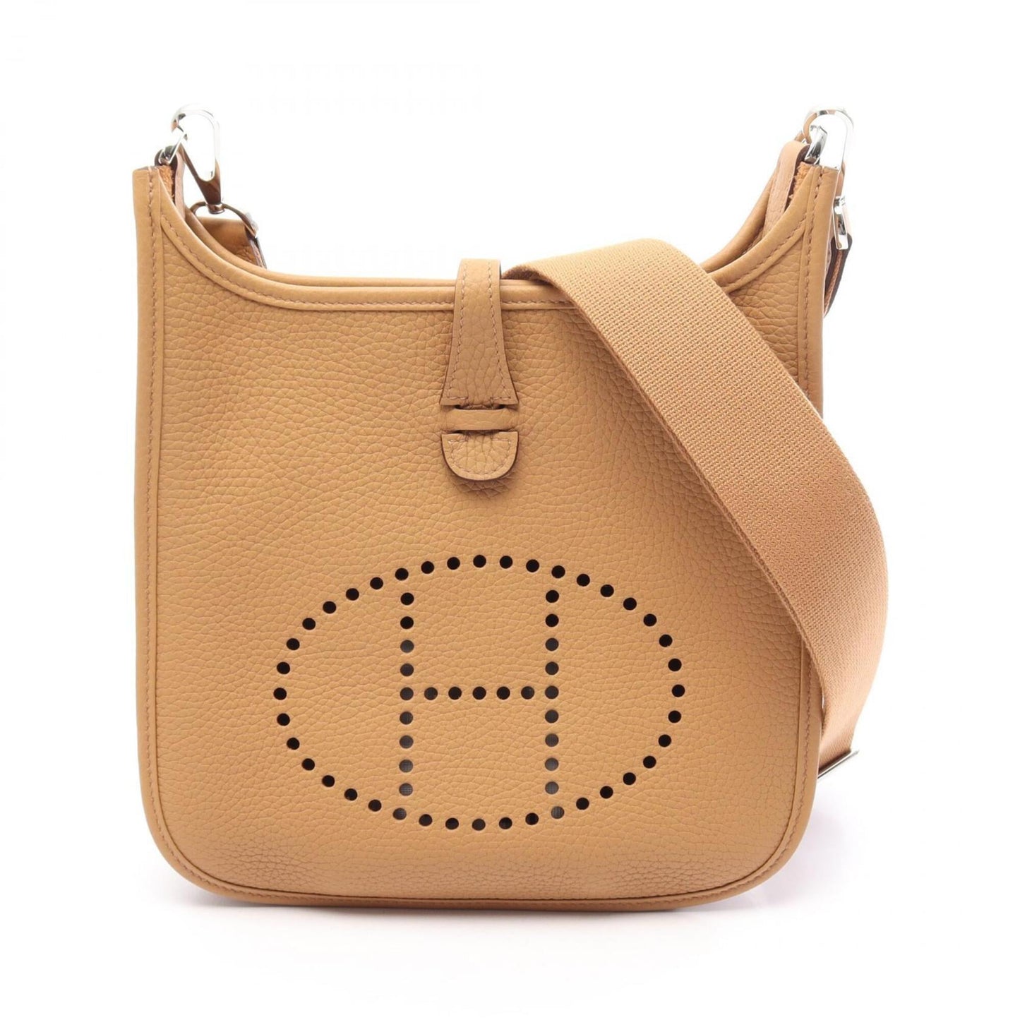 HERMES Shoulder Bag Taurillon Clemence Leather