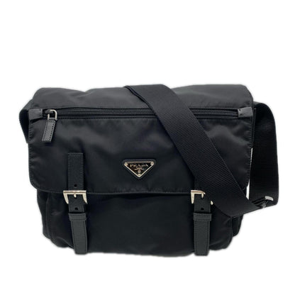 PRADA Shoulder Bag Nylon Saffiano