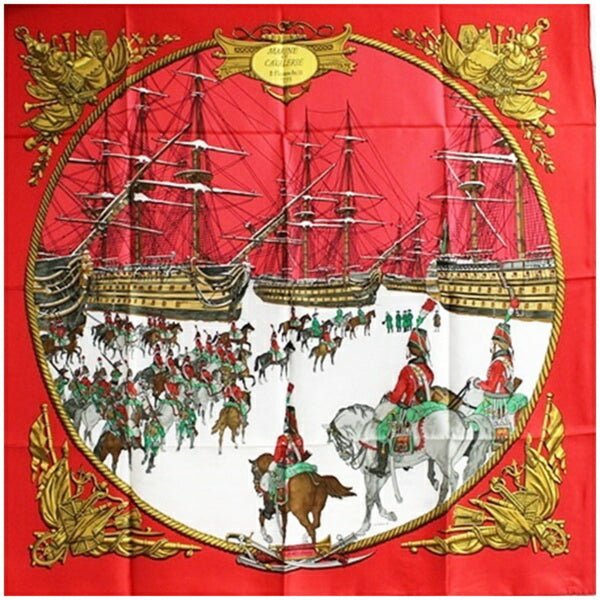Hermes silk scarf