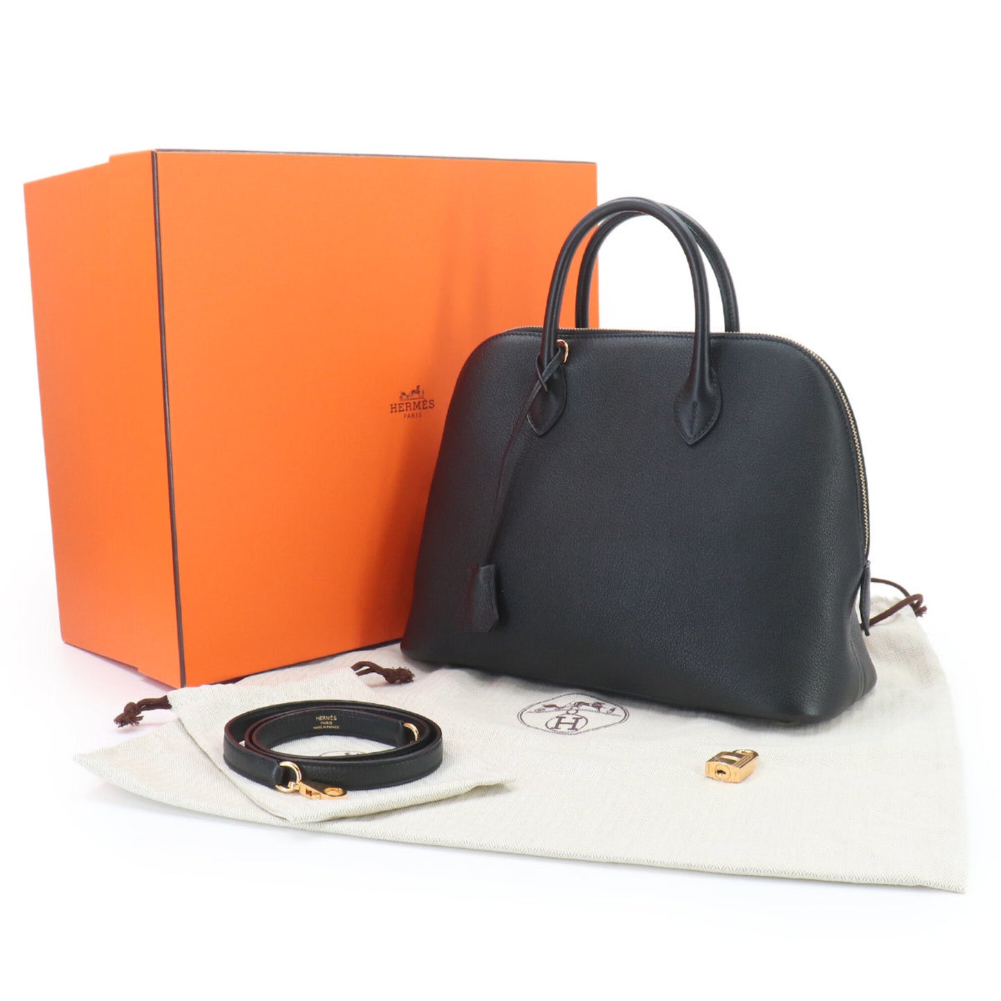 HERMES Handbag Black
