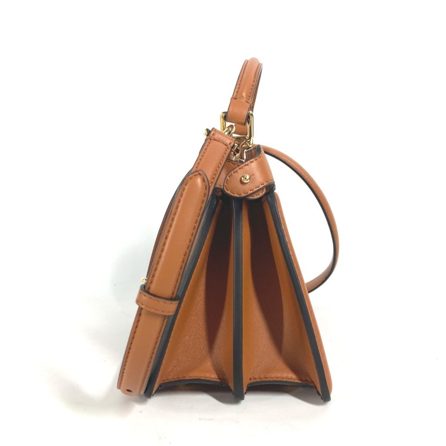 FENDI Handbag Shoulder Bag Leather