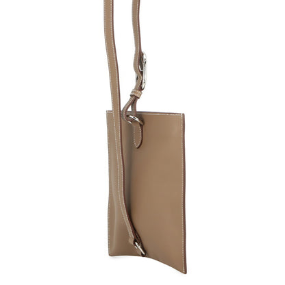 Swift leather sling handbag by Hermes