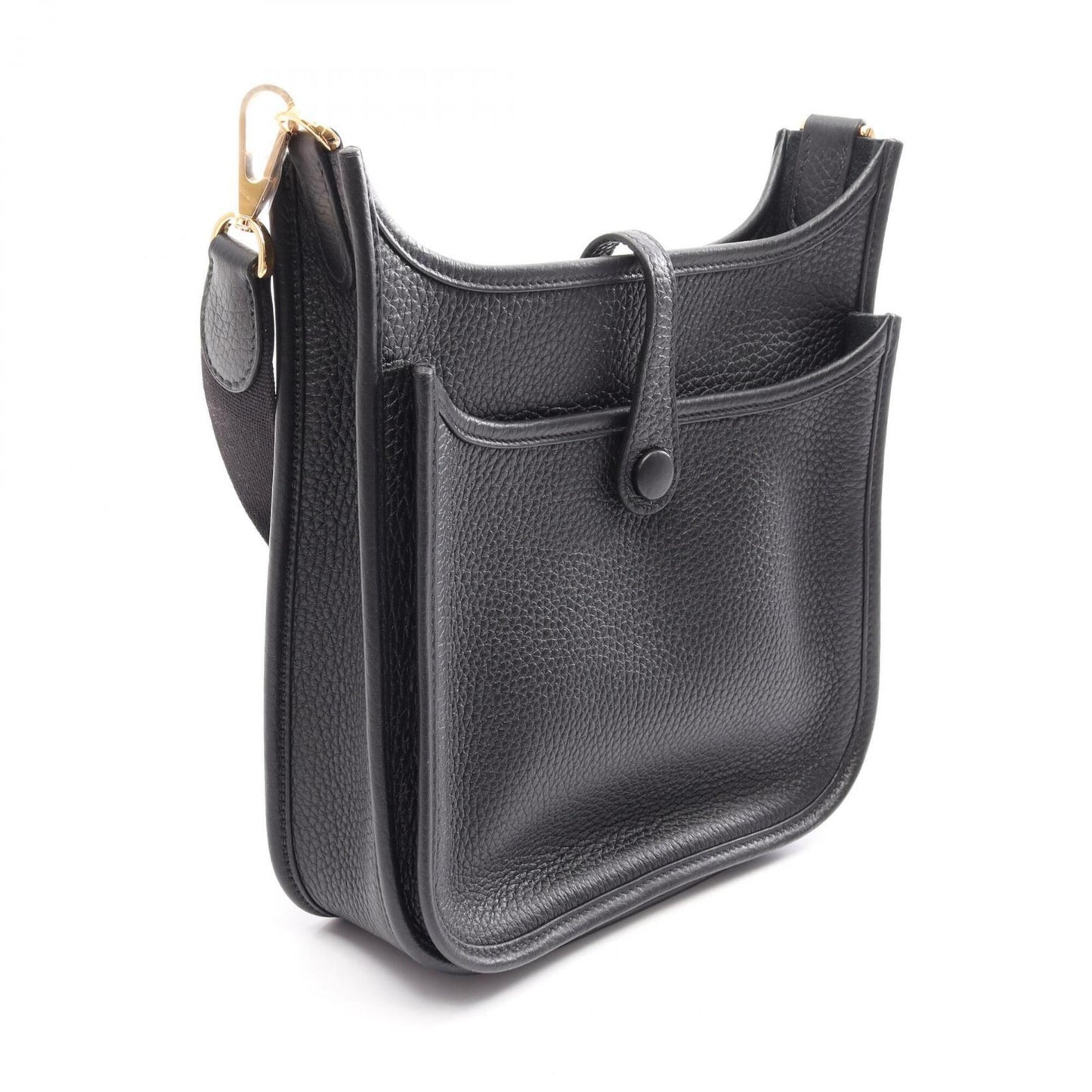 HERMES Shoulder Bag Taurillon Clemence Leather