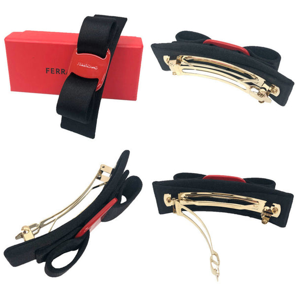 Satin silk barrette by Salvatore Ferragamo