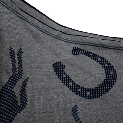Hermes Scarf Cashmere 70% Cotton 30%