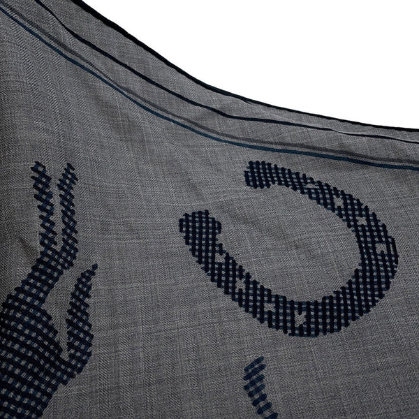 Hermes Scarf Cashmere 70% Cotton 30%