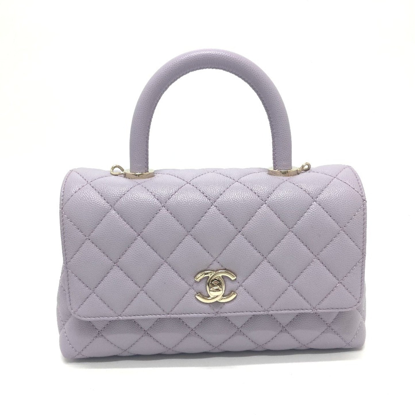 CHANEL Handbag Shoulder Bag Grained Calfskin