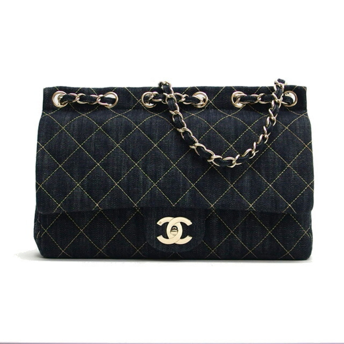 CHANEL Shoulder Bag Denim