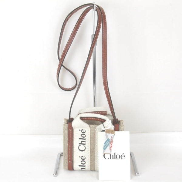 Linen Cotton Leather Tote Bag
