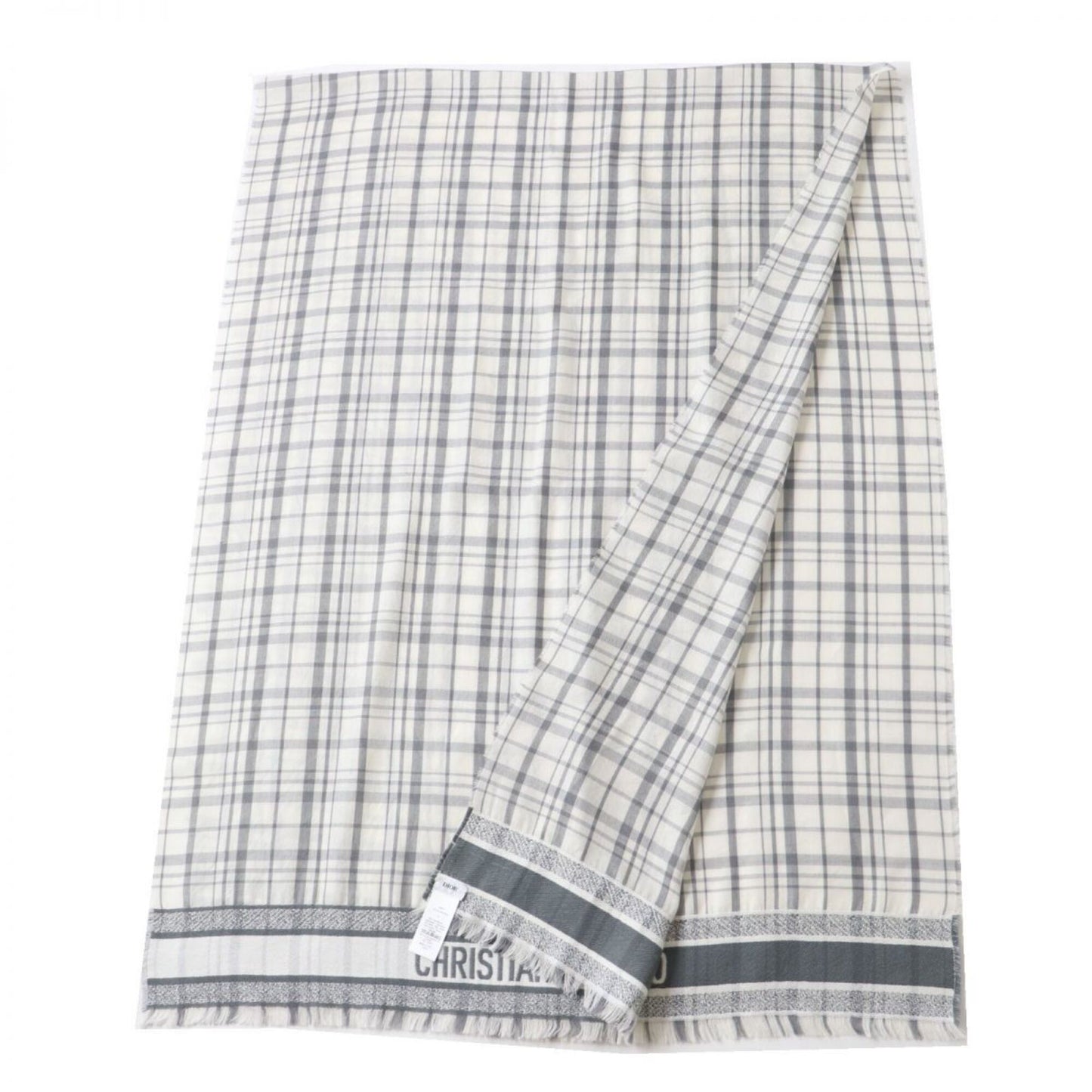 Cashmere Stole 59% Silk Dior Homme Cotton