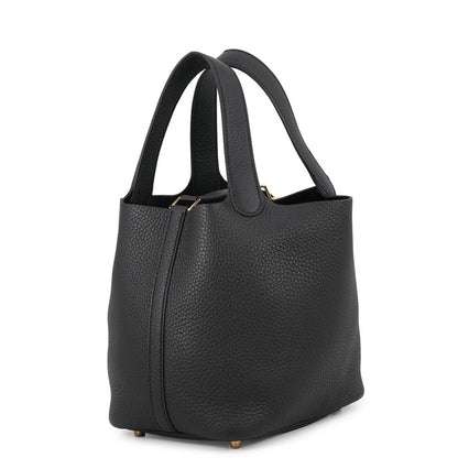 HERMES Handbag Taurillon Clemence Leather