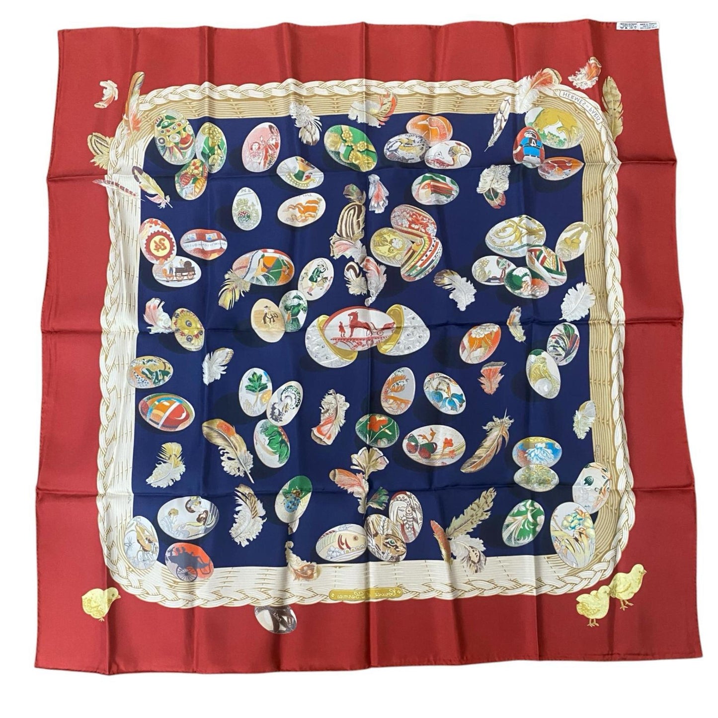 Hermes silk scarf