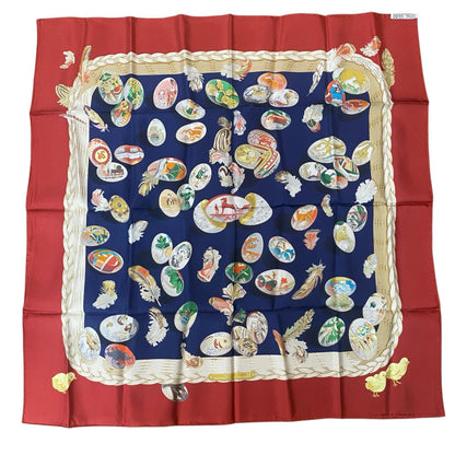 Hermes silk scarf