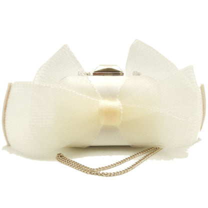 Satin clutch bag by Jimmy Choo