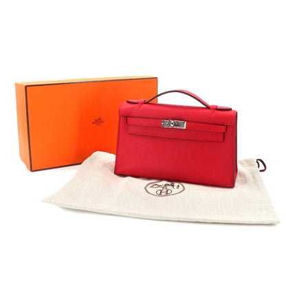 HERMES Handbag Pochette Swift Leather