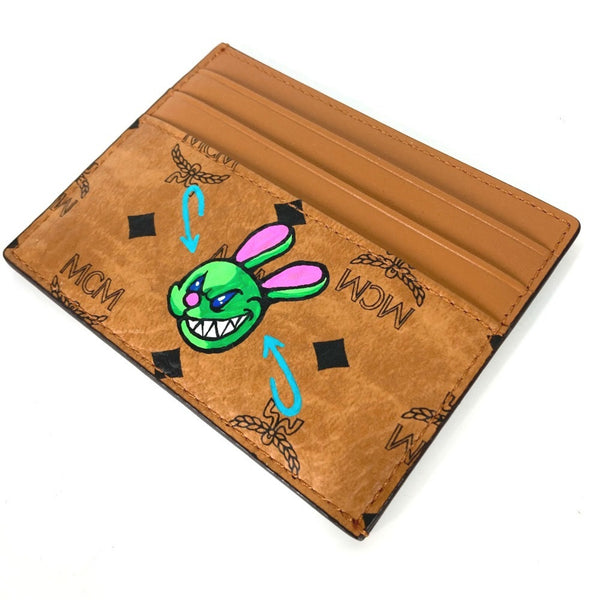 Mcm Business Card Case Leather