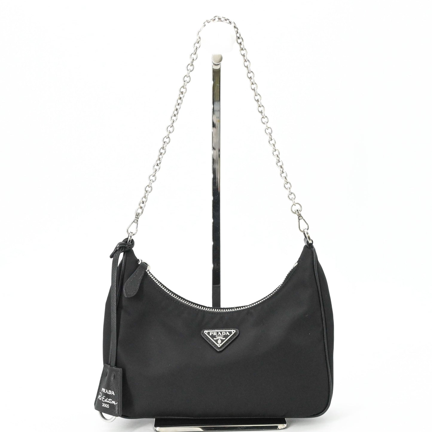 Prada Handbag Pouch Shoulder Bag Nylon Leather