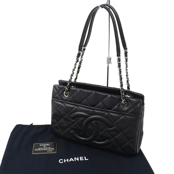 Calfskin Chanel tote bag