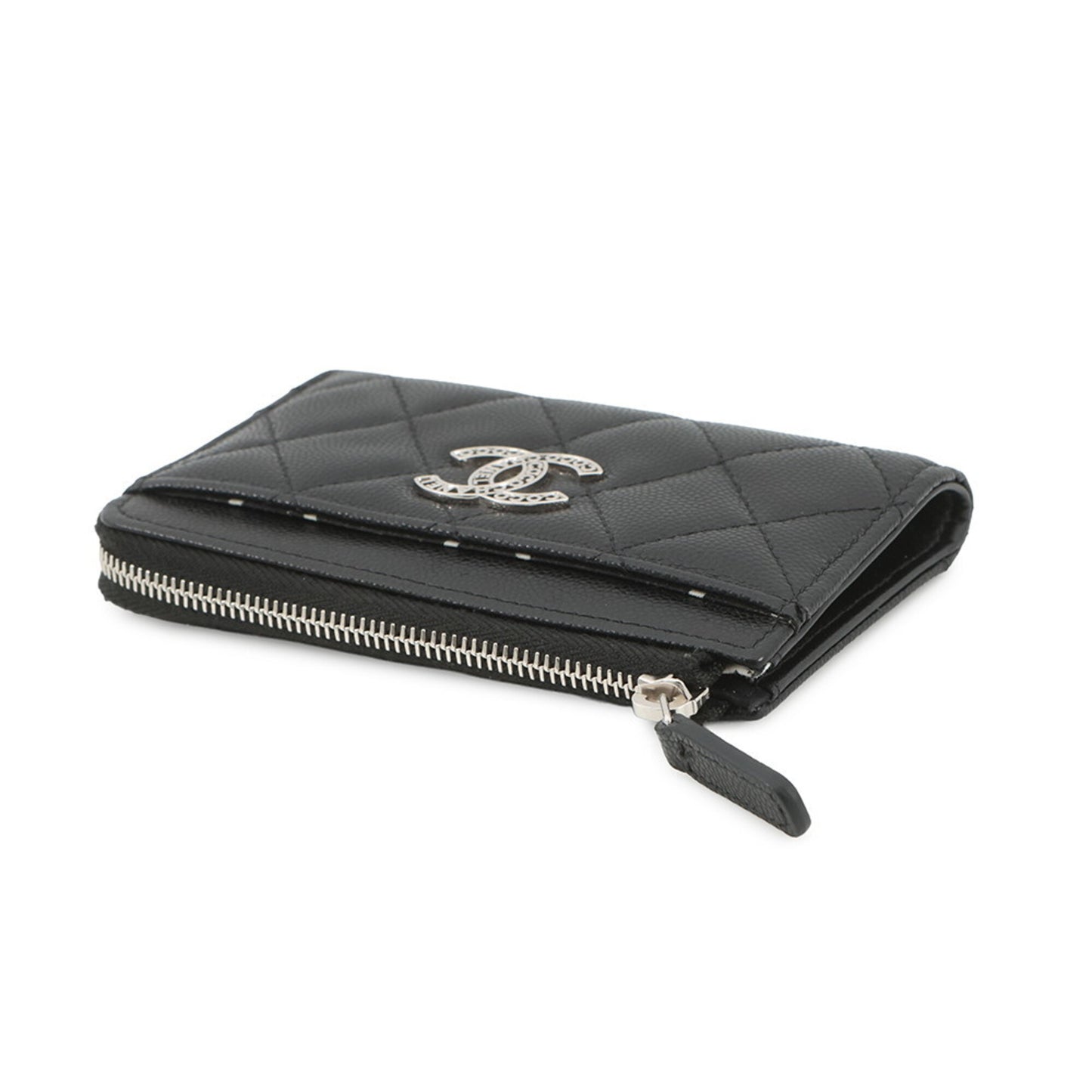 Calfskin Grained Business Case Card Chanel