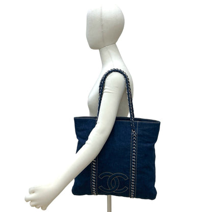 Denim Handbag Tote Bag Shoulder Chanel