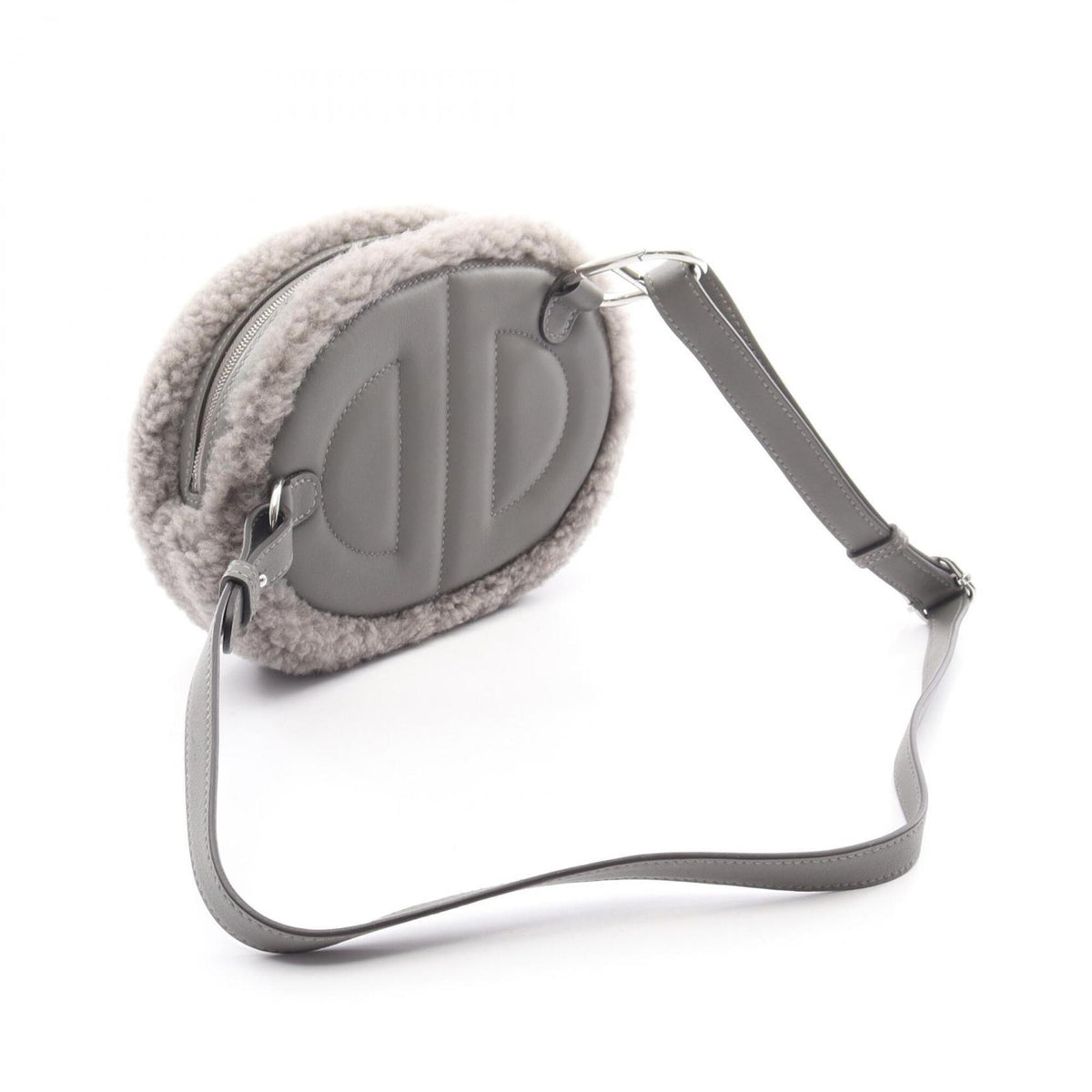 HERMES Fanny Pack Handbag Swift Leather Leather