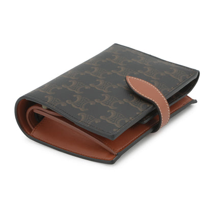 Canvas leather pochette celine