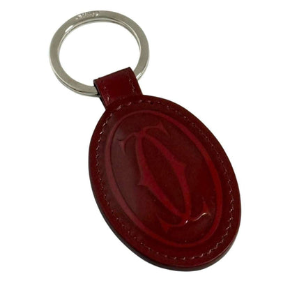 Cartier Keyring Leather Metal