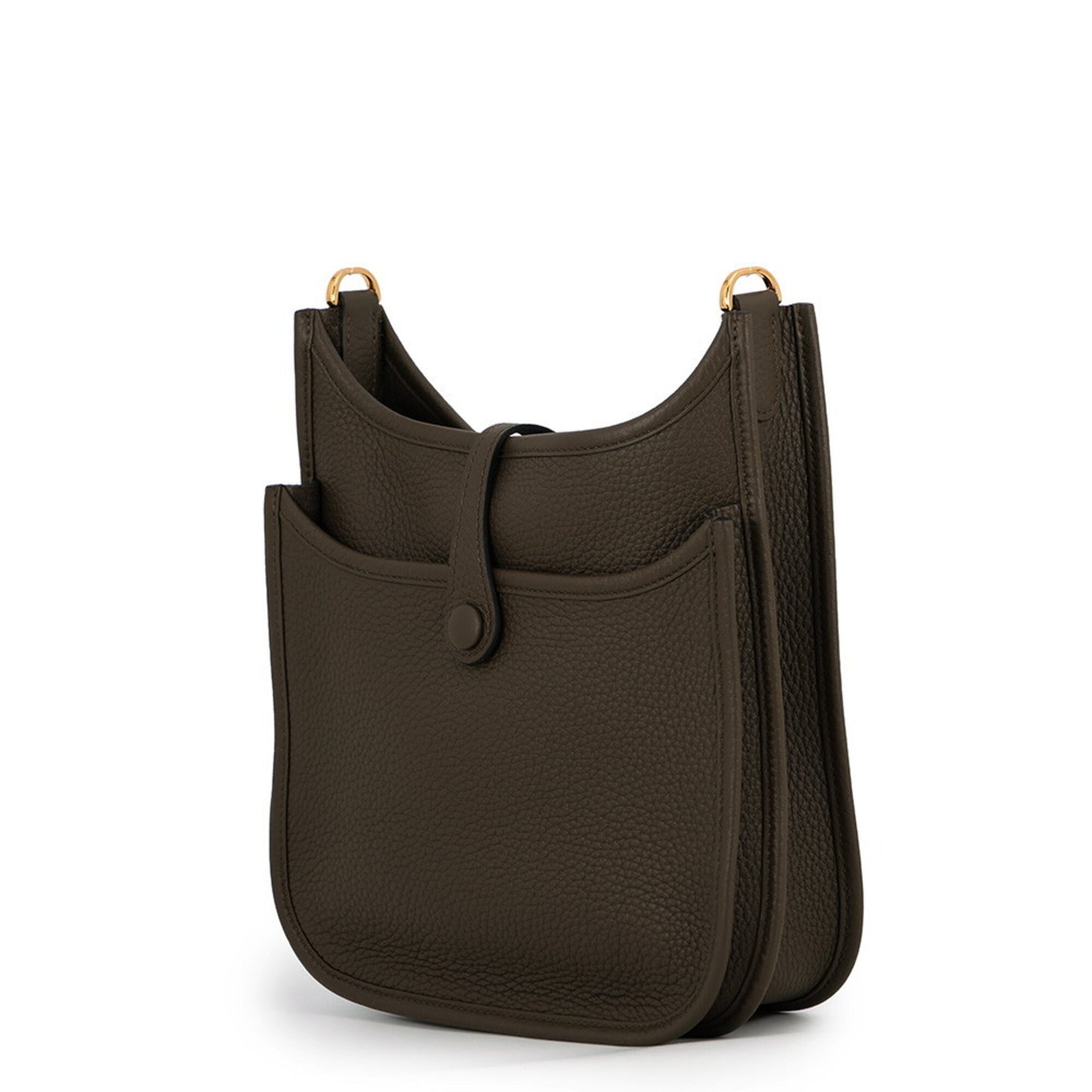 HERMES Shoulder Bag Taurillon Clemence Leather