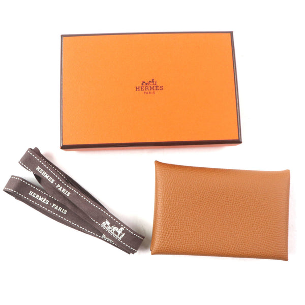 Epsom Leather Business Card Case Hermes
