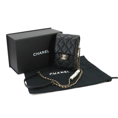 CHANEL Handbag Shoulder Bag Leather