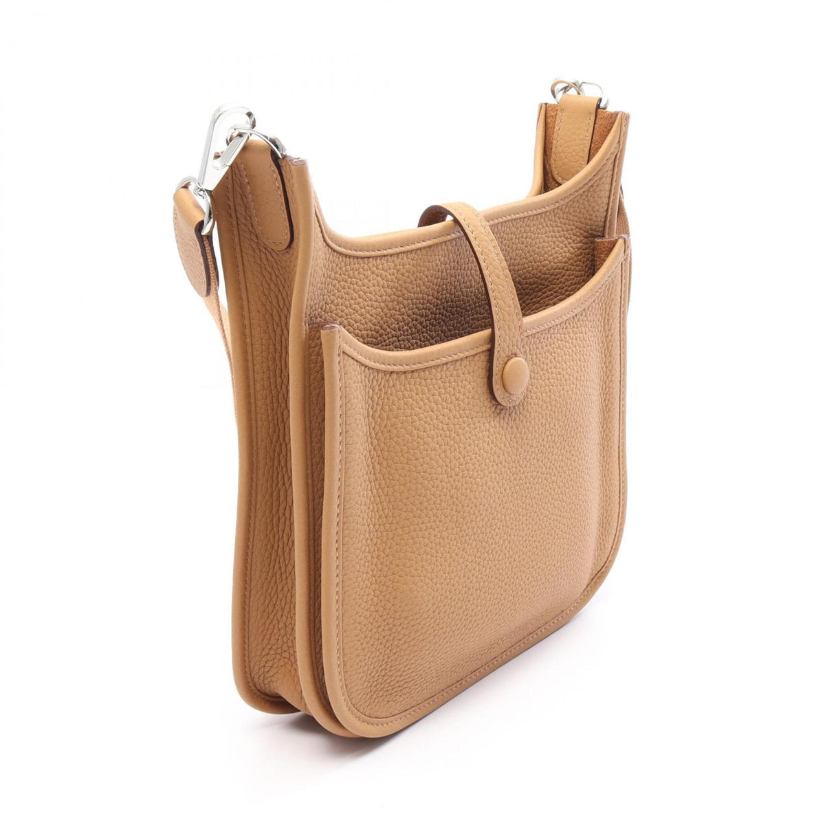 HERMES Shoulder Bag Taurillon Clemence Leather